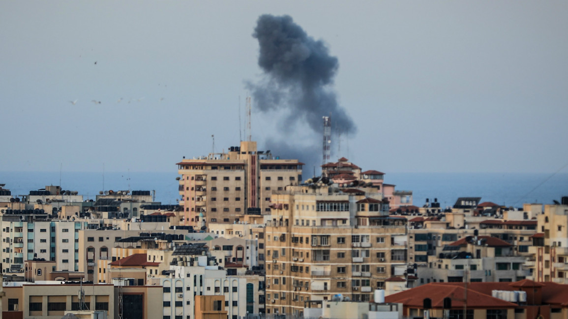 Gaza airstrikes -- Anadolu