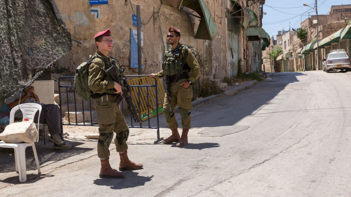 Hebron Israeli forces
