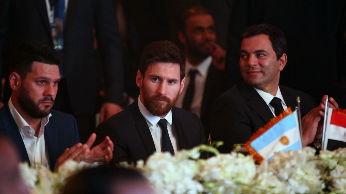 Messi in Egypt [AFP]