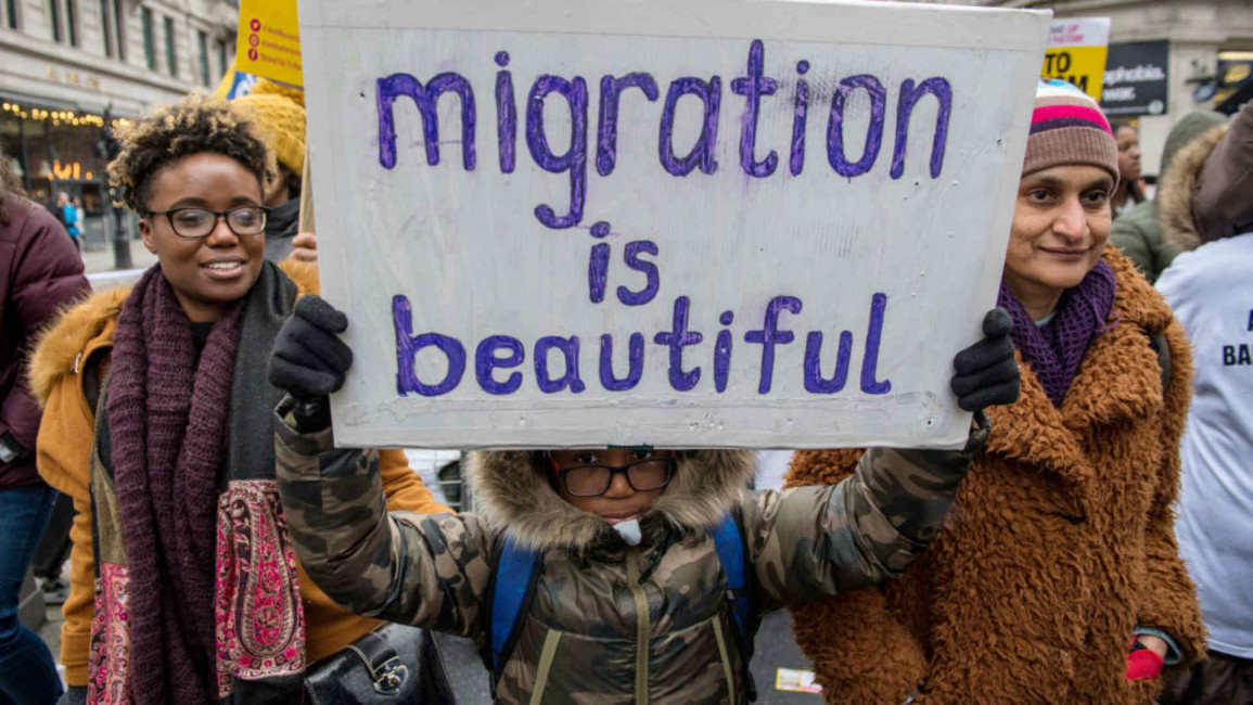 Migration is beautiful poster - Getty