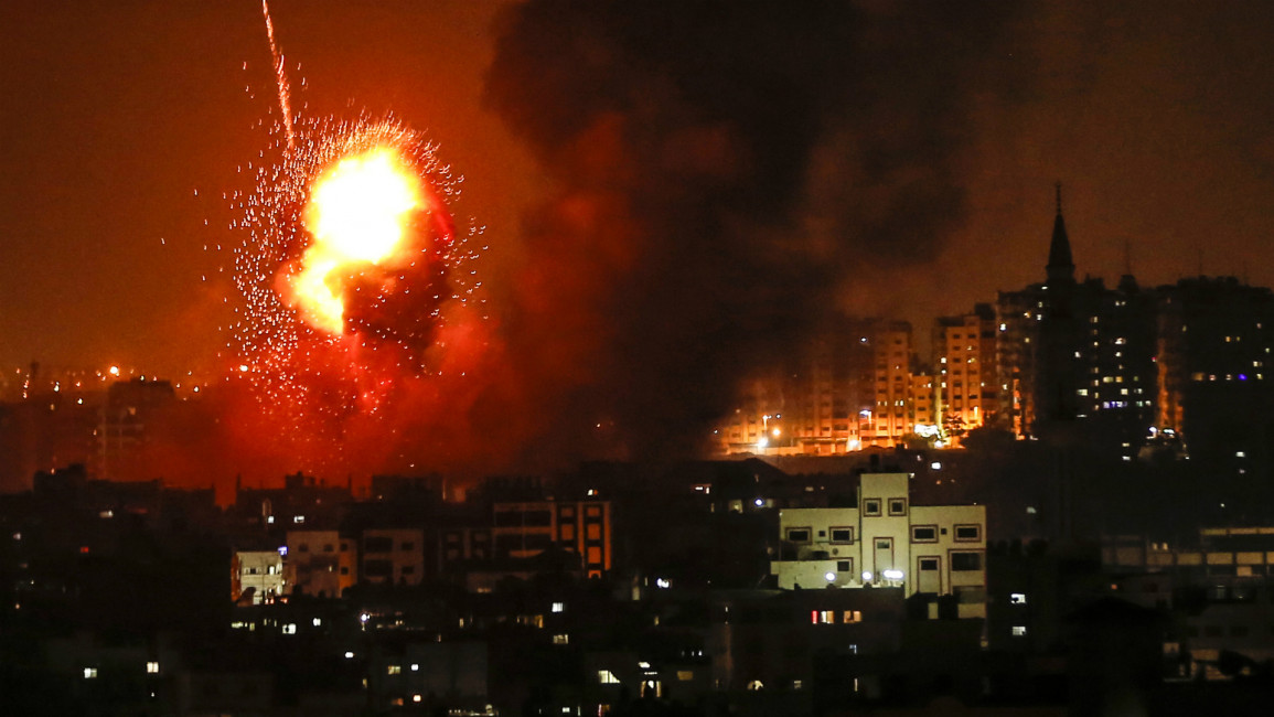 israel strikes gaza [getty]