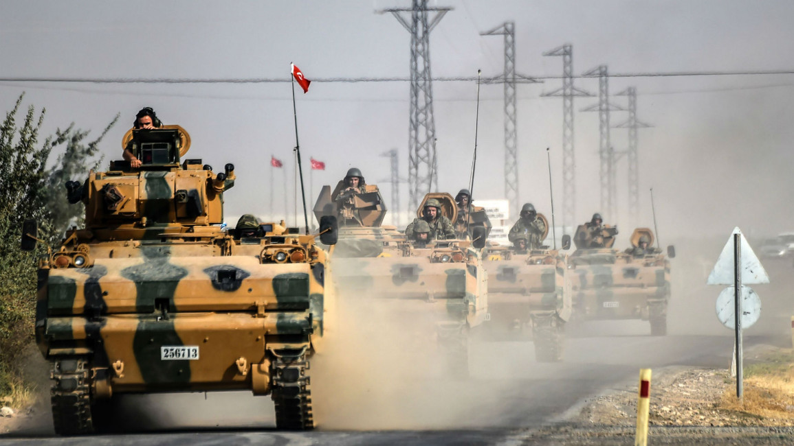 Turkish forces near Syrian border 2016 - Getty