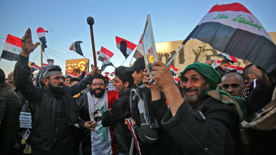 Iraq protesters [Getty]