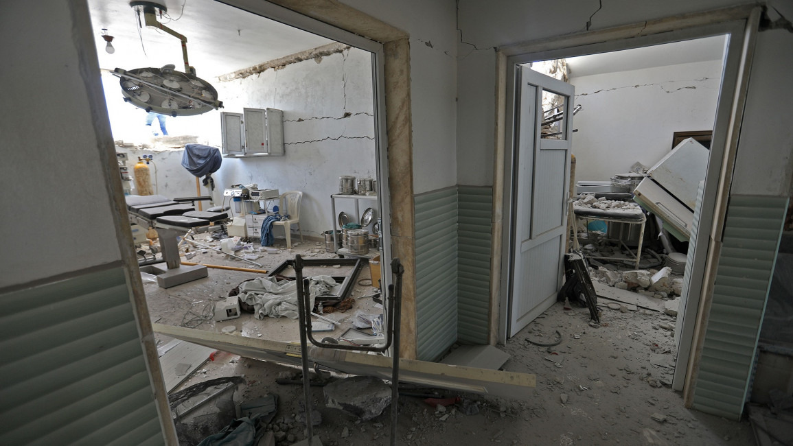 syria hospital destroyed