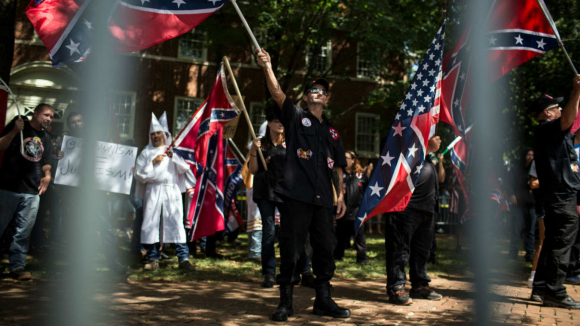 Confederate flag Charlottesville - AFP