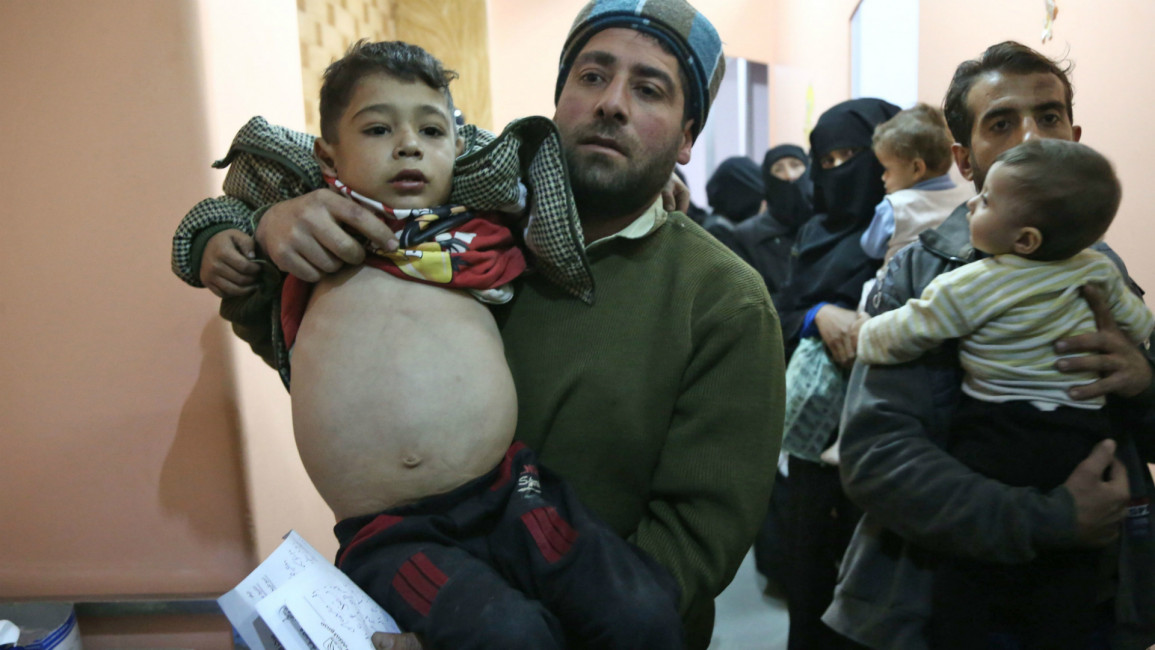 Eastern Ghouta children -- AFP