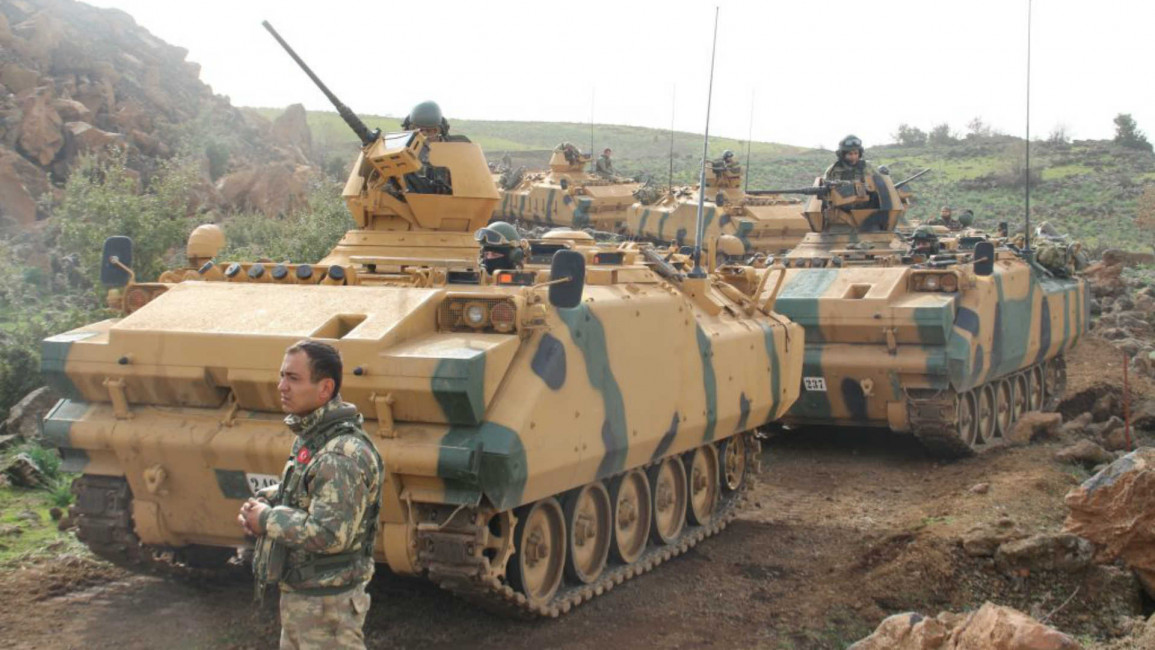 Afrin Turkey soldiers - Anadolu