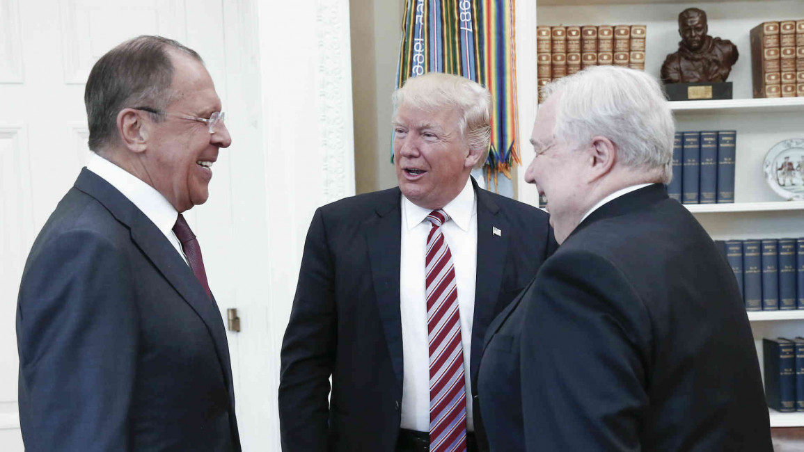 Trump with the Russkis