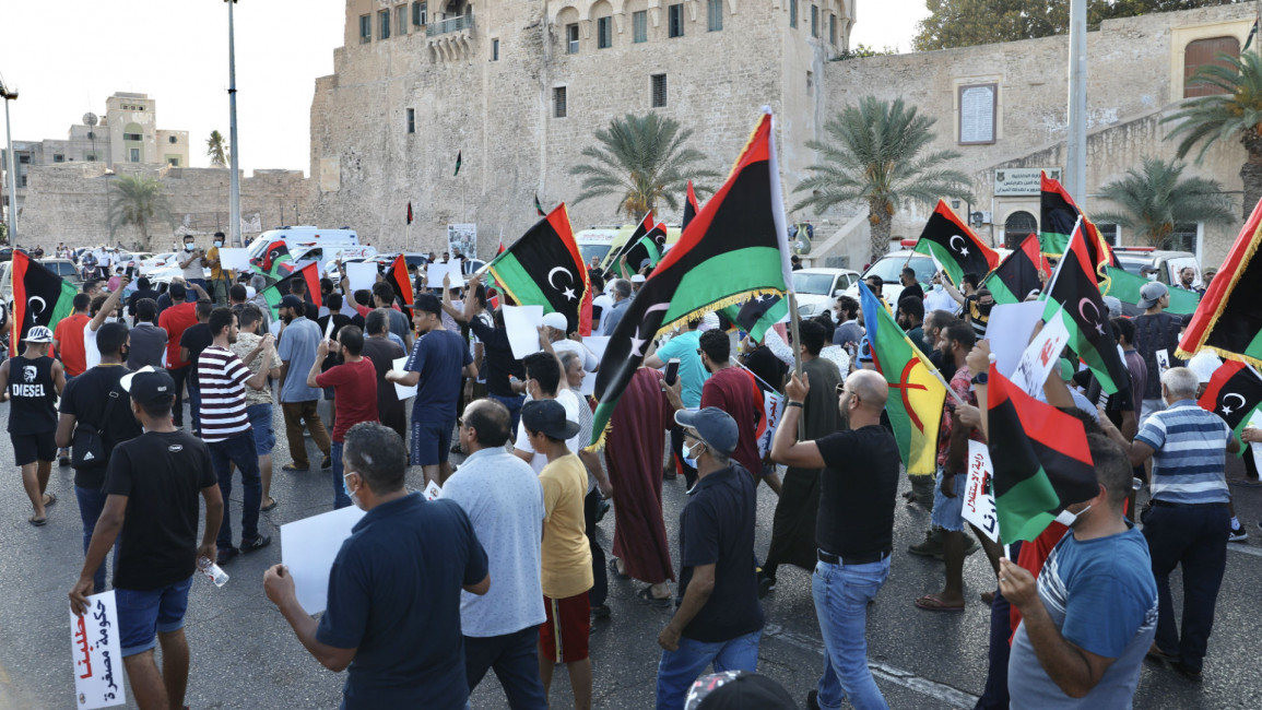 Libya protests [Getty]