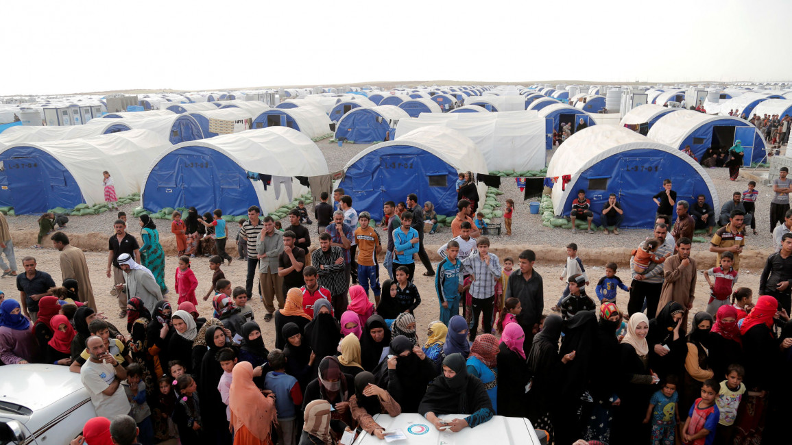 Nineveh camps for the displaced - Getty