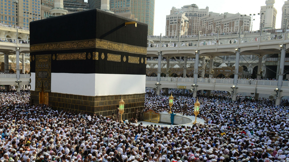 Kaaba Saudi Arabia pilgrimage [Anadolu/Getty]