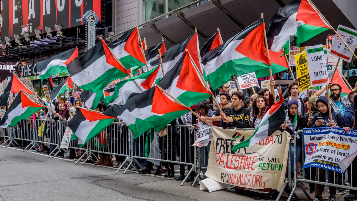 palestinian protest nyc - Getty