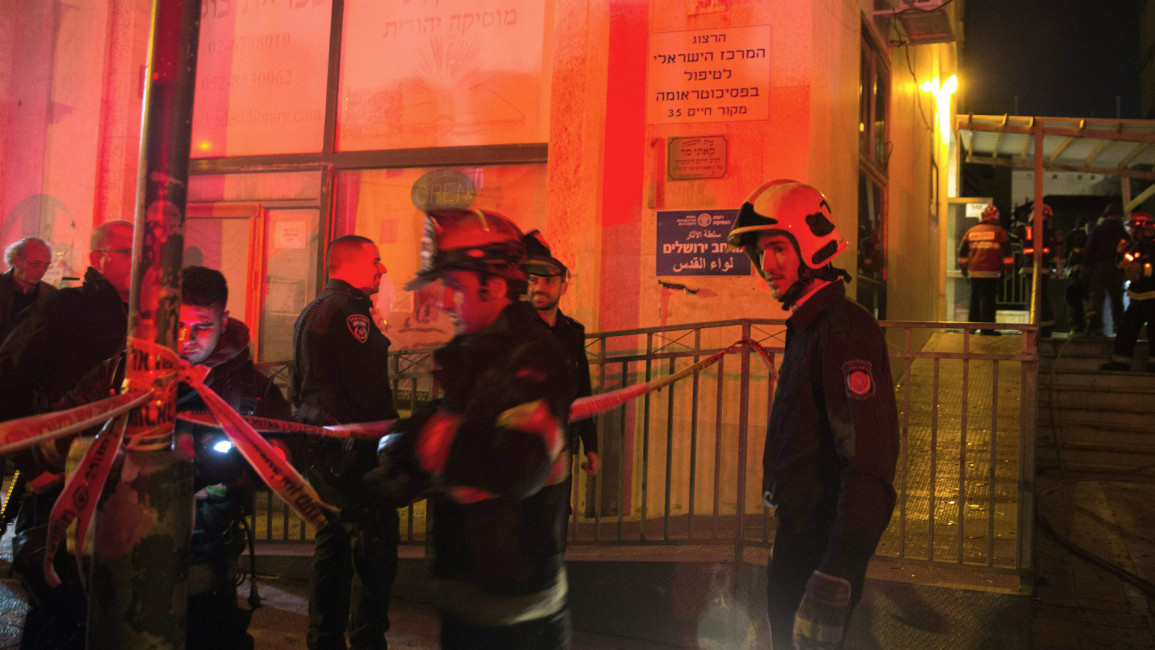 . Israeli police investigate a suspected arson