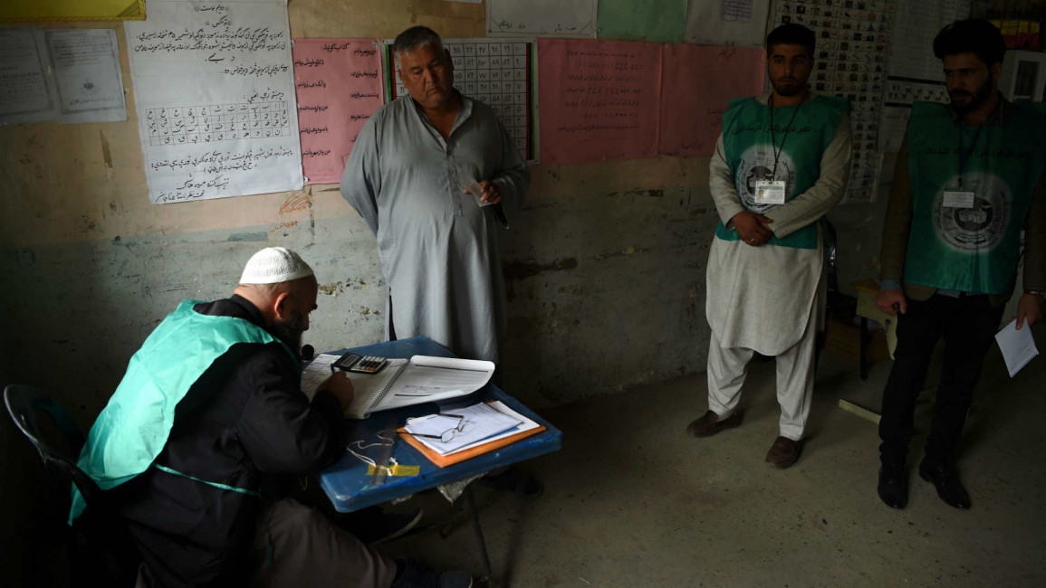 Afghan voter registration