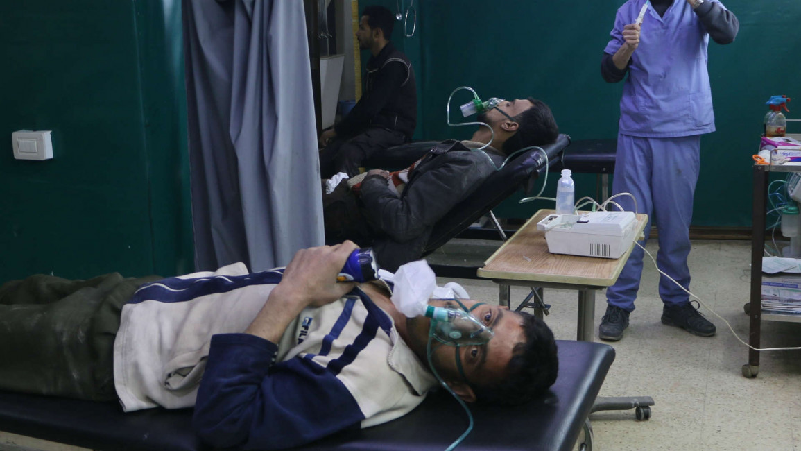 Chlorine Syria hospital - Getty
