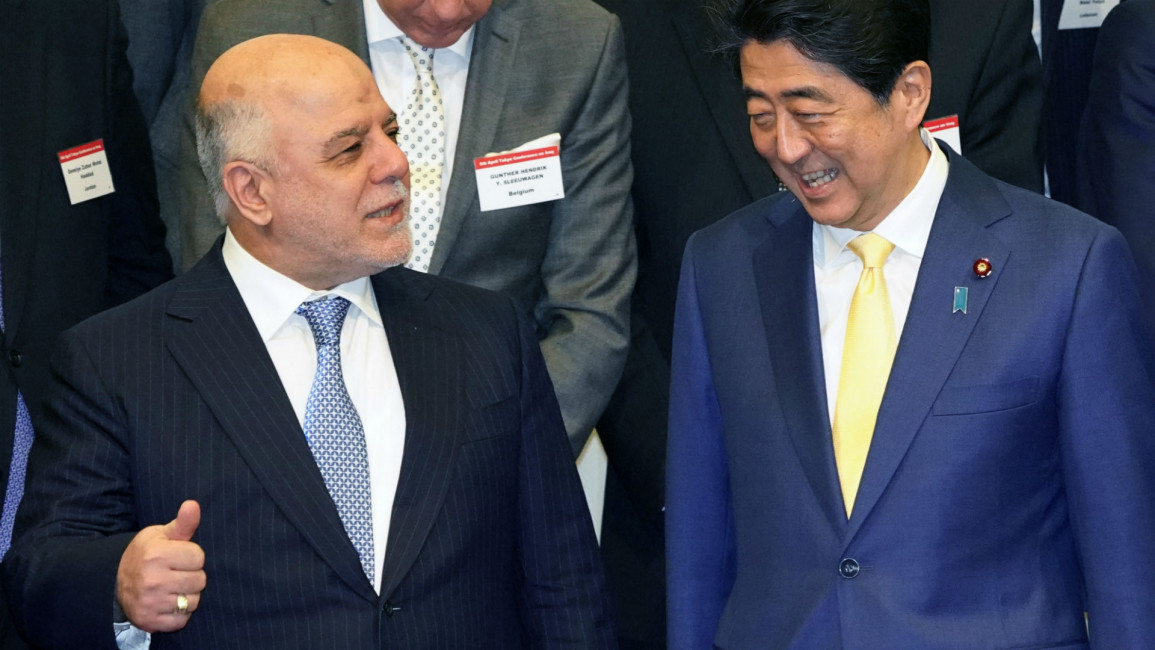 Tokyo Iraq Japan PM - AP