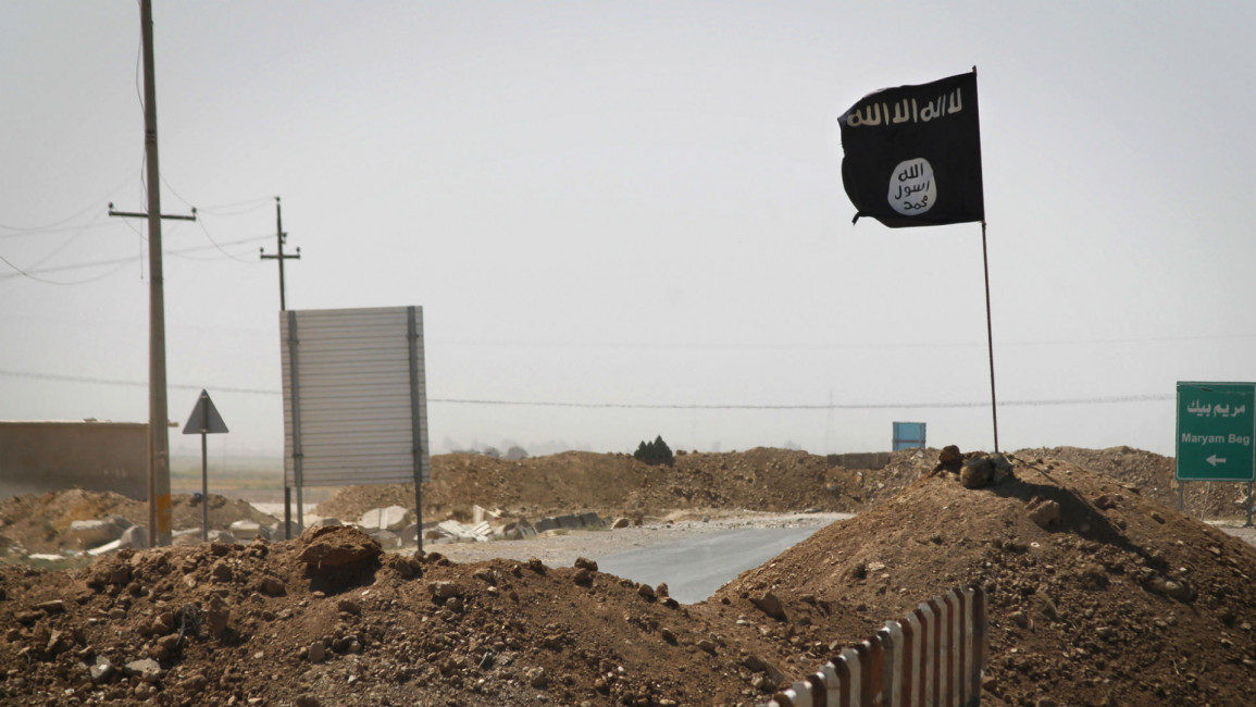 islamic state is isis flag afp