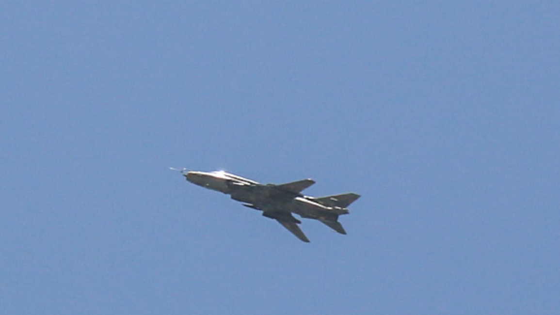 Syrian Arab Air Force jet ANADOLU
