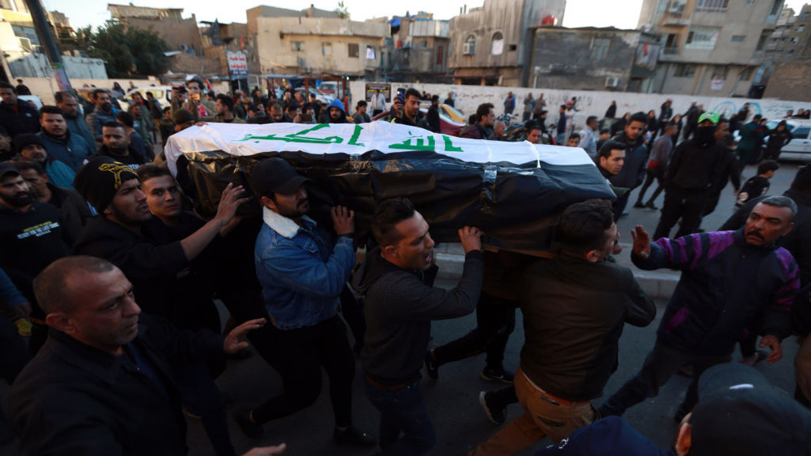Baghdad funeral [Getty]