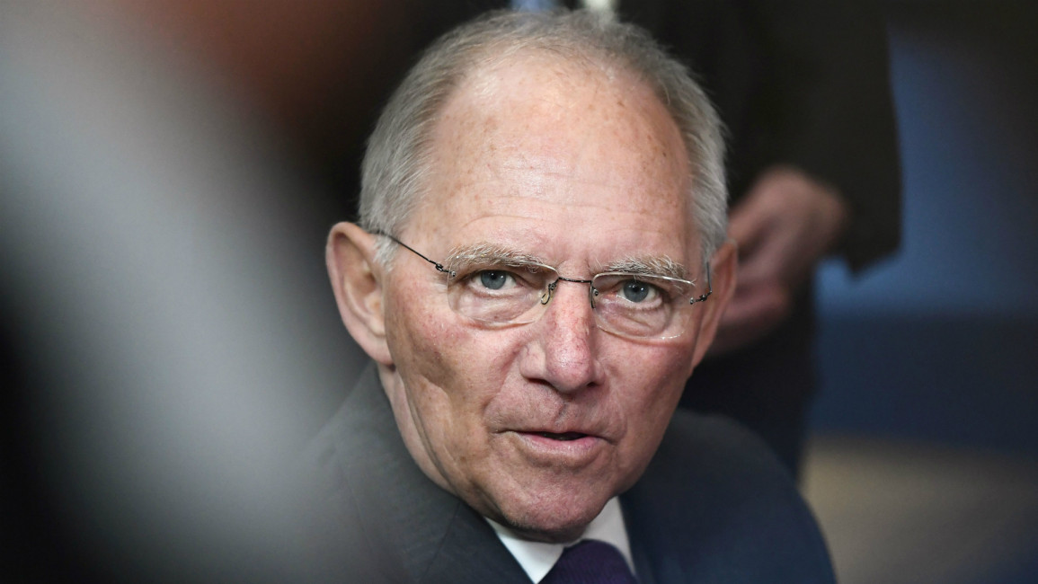 Wolfgang Schauble AFP