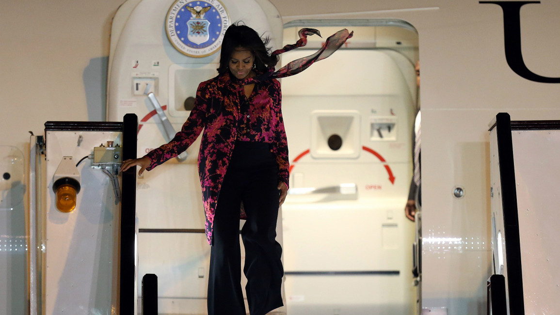 michelle obama middle east tour
