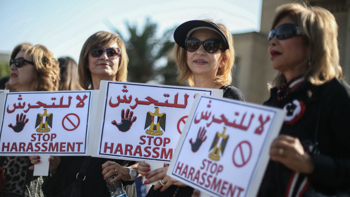 Sexual harassment Egypt [Anadolu/Getty]