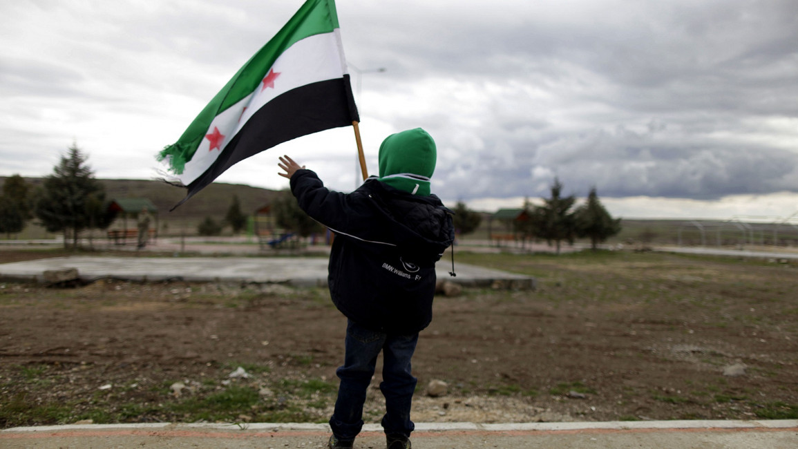 Syria rebel flag AFP