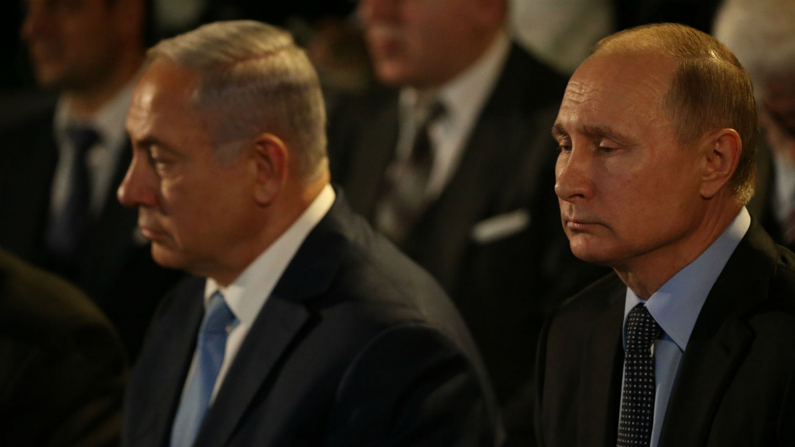 Putin and Netanyahu Getty