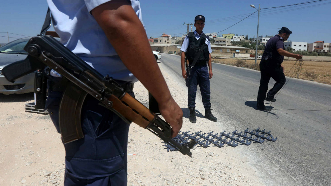Palestinian police Jenin - Getty