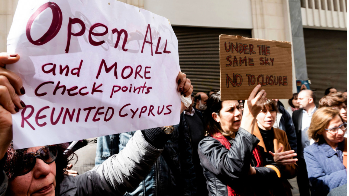 Cyprus protest [Getty]