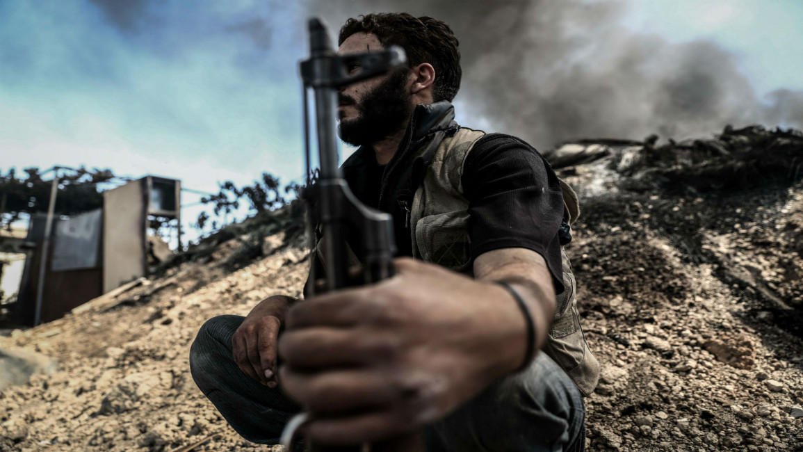 Syrian rebel fighter AFP