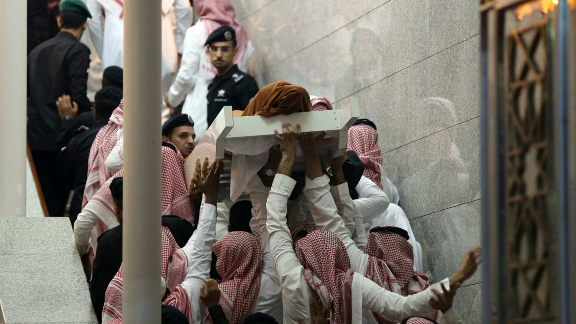 Saudi bodyguard funeral - Getty
