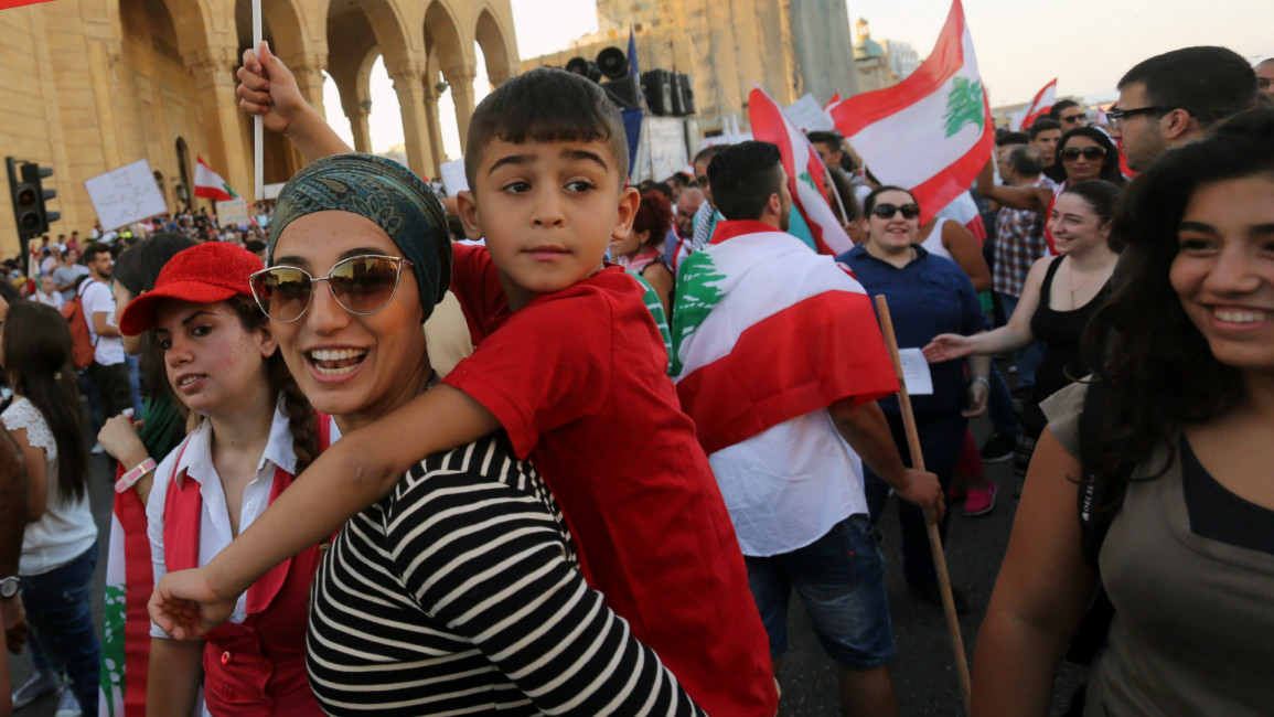 lebanon women -- AFP