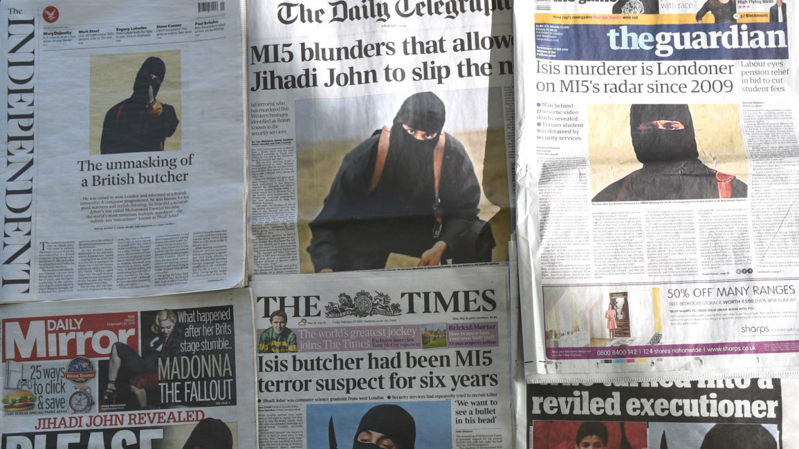 english site jihadi john newspapers uk afp
