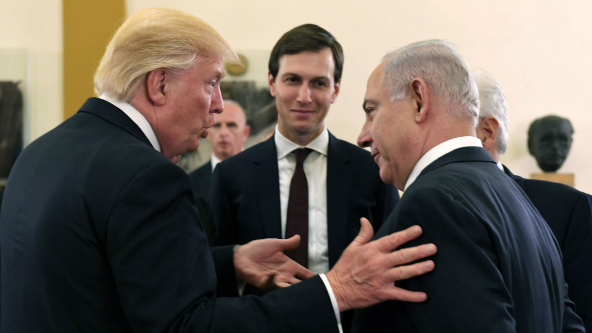 Kushner Trump Netanyahu - getty