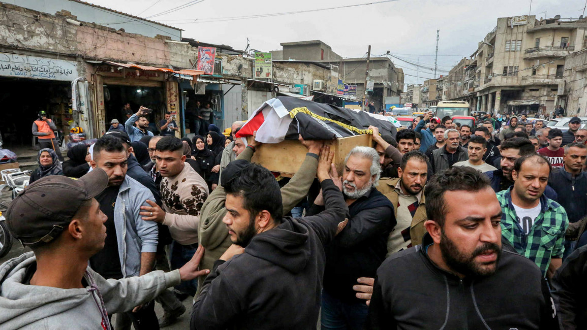 iraq protester death 