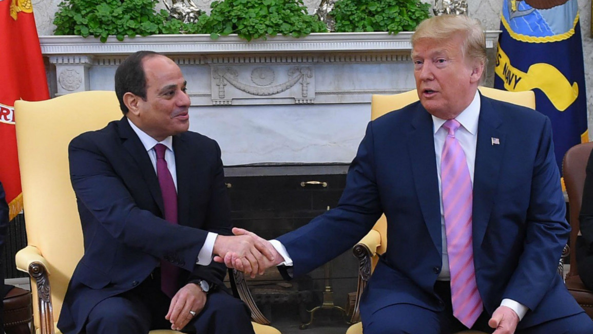 Trump - Sisi - Getty