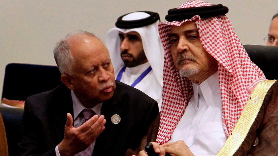 Saudi and Yemen foreign ministers ANADOLOU