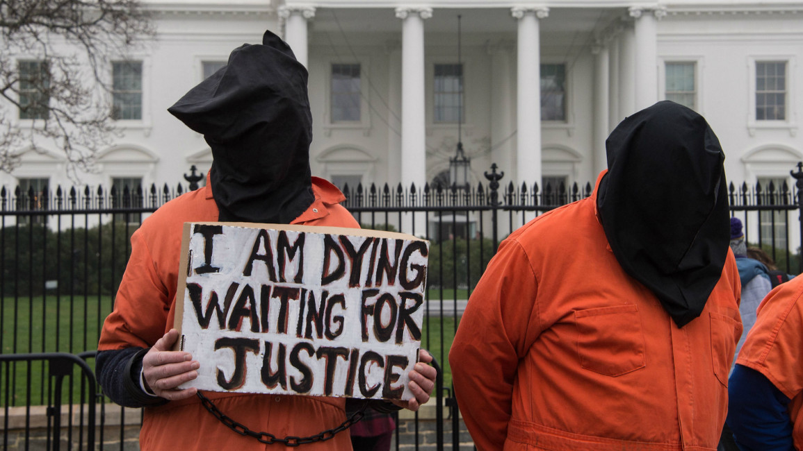 Guantanamo bay prisoners [AFP]