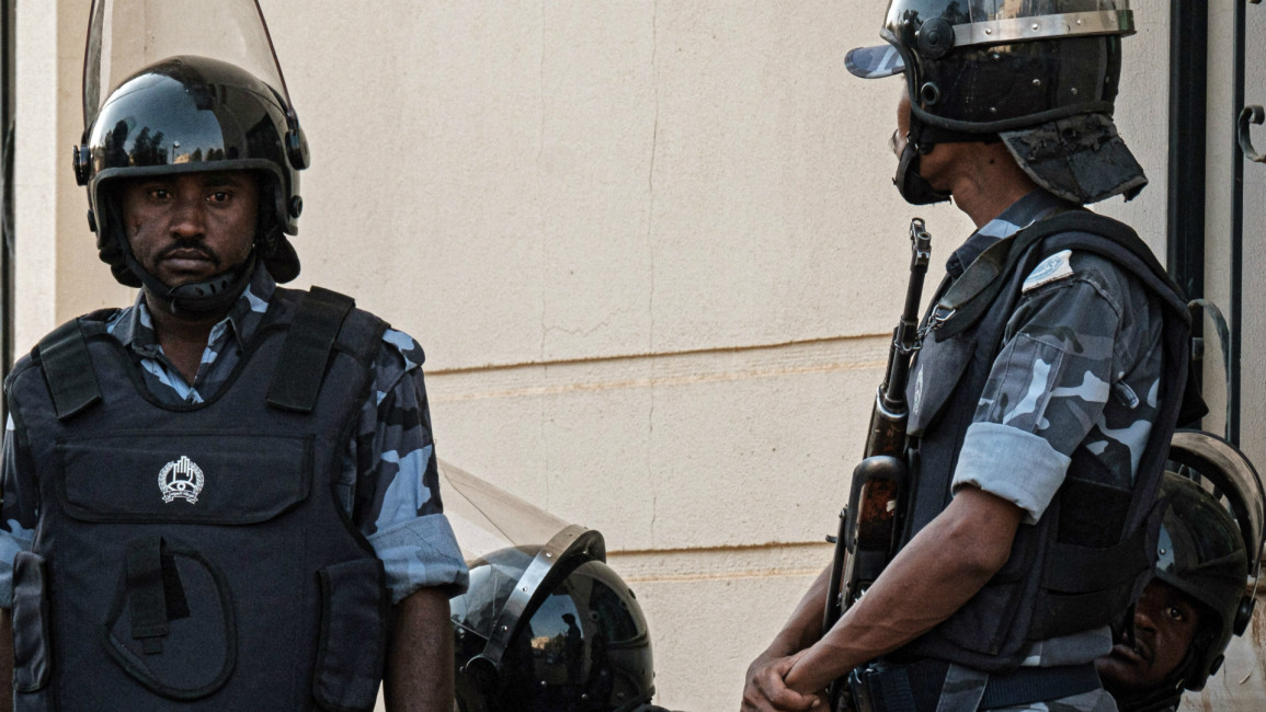 Sudan police -- AFP