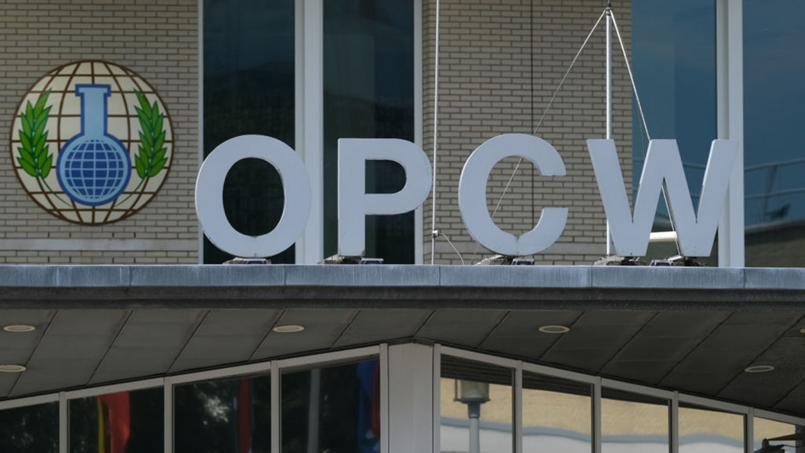 OPCW Sign [Getty]