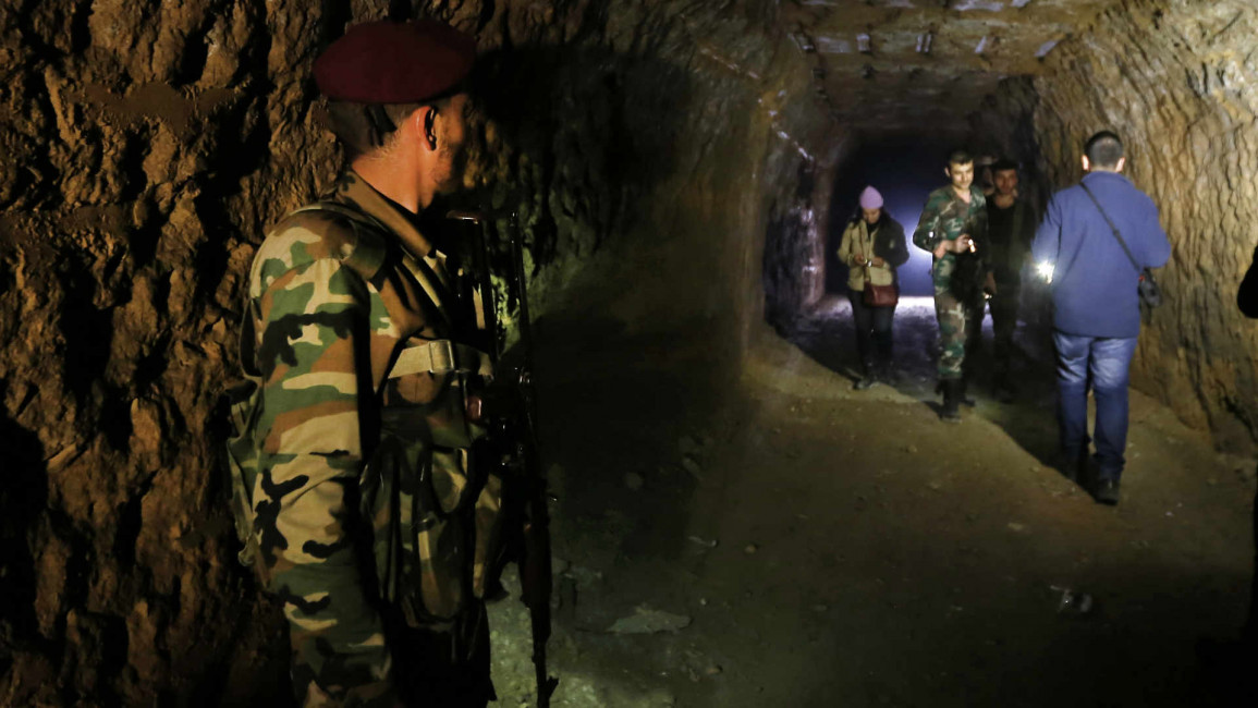 Syrian regime forces capture rebel tunnel in Eastern Ghouta