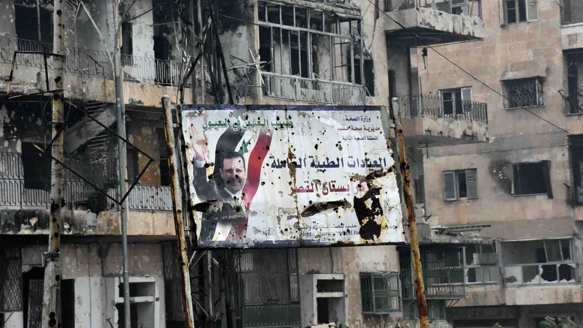 Assad poster Aleppo