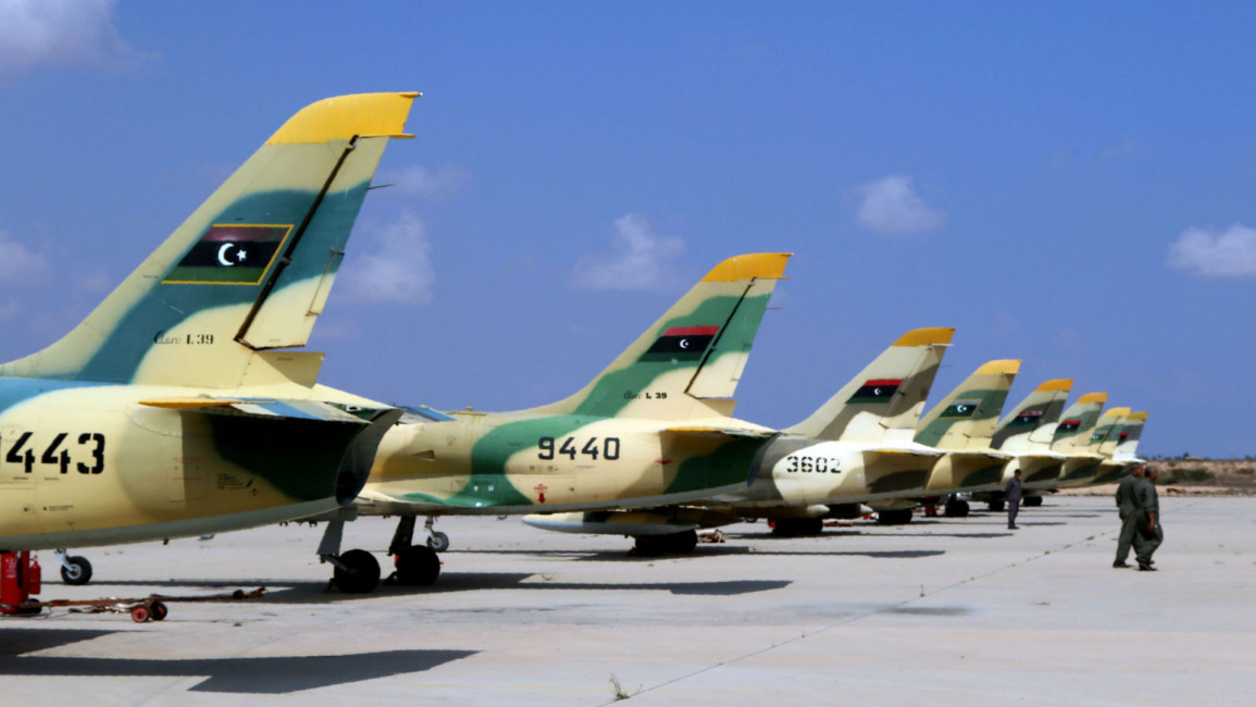 Libya airbase AFP