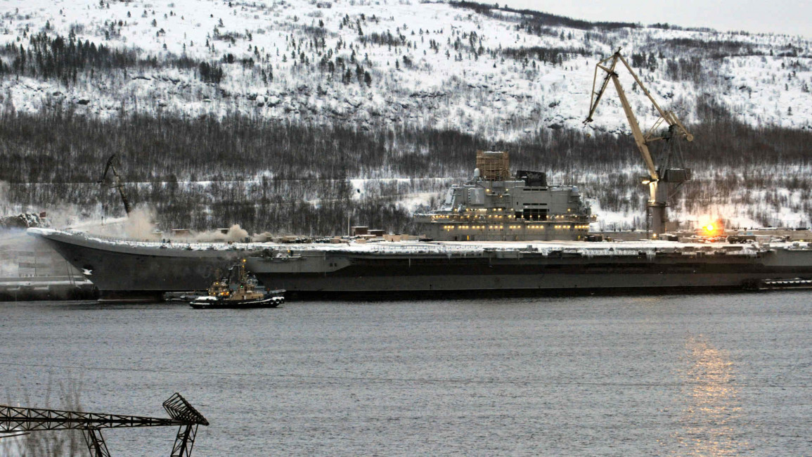 russia aircraft carrier