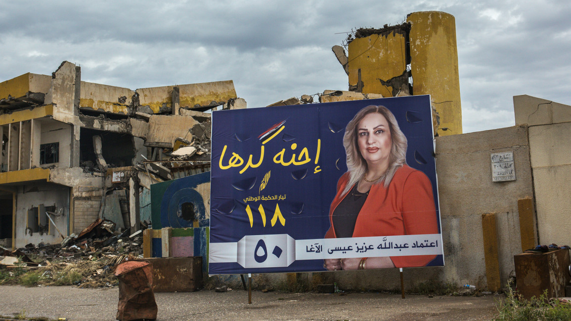 Iraq female candidates elections