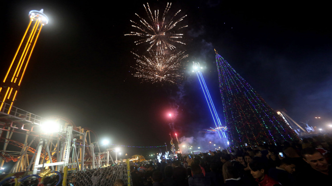  Iraq Christmas tree AFP 