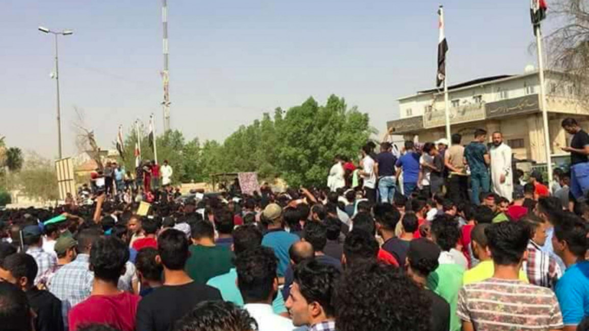 Basra protests - Twitter