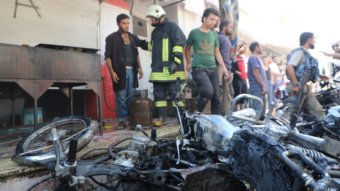 syria azaz motorcycle bomb