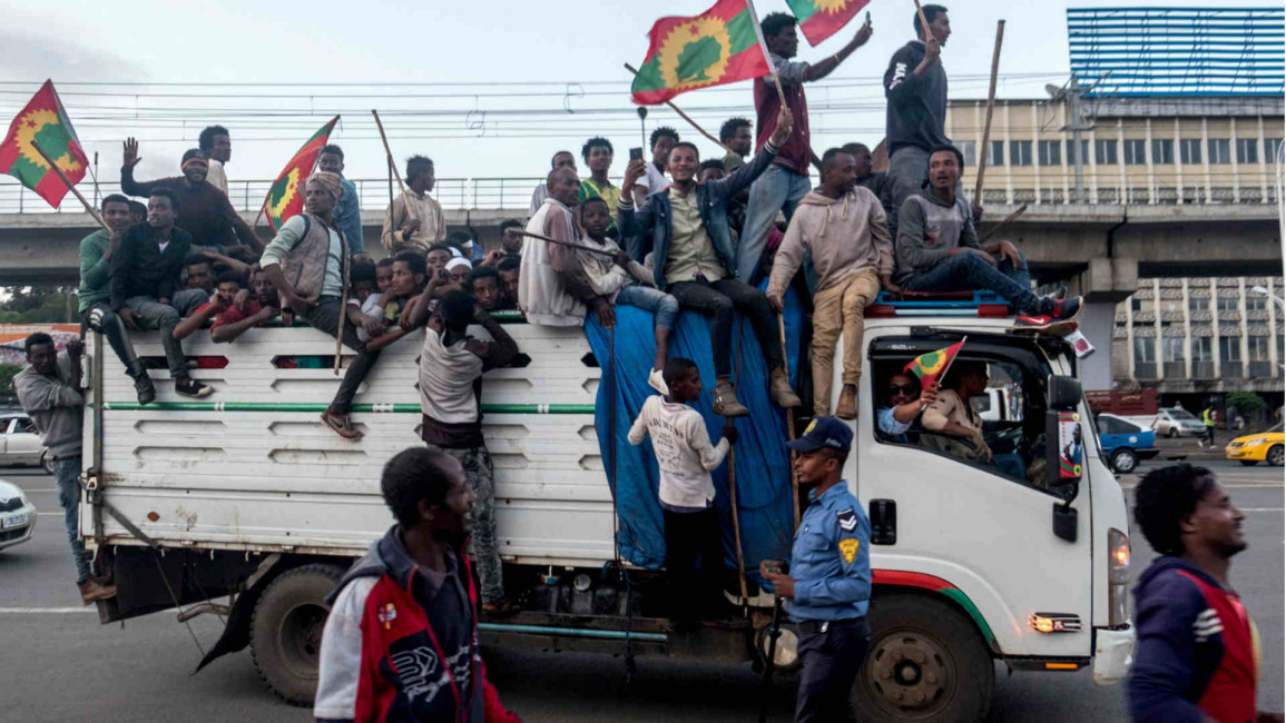 People celebrate return of the Oromo Liberation Front